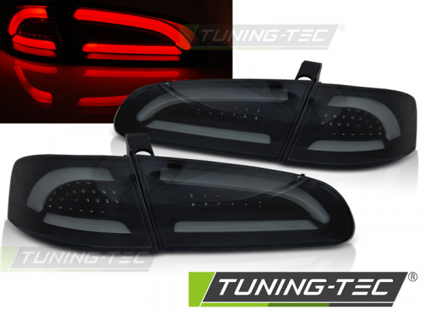 Voll LED Lightbar Design Rückleuchten für Seat Ibiza 6L 02-08 schwarz/rauch